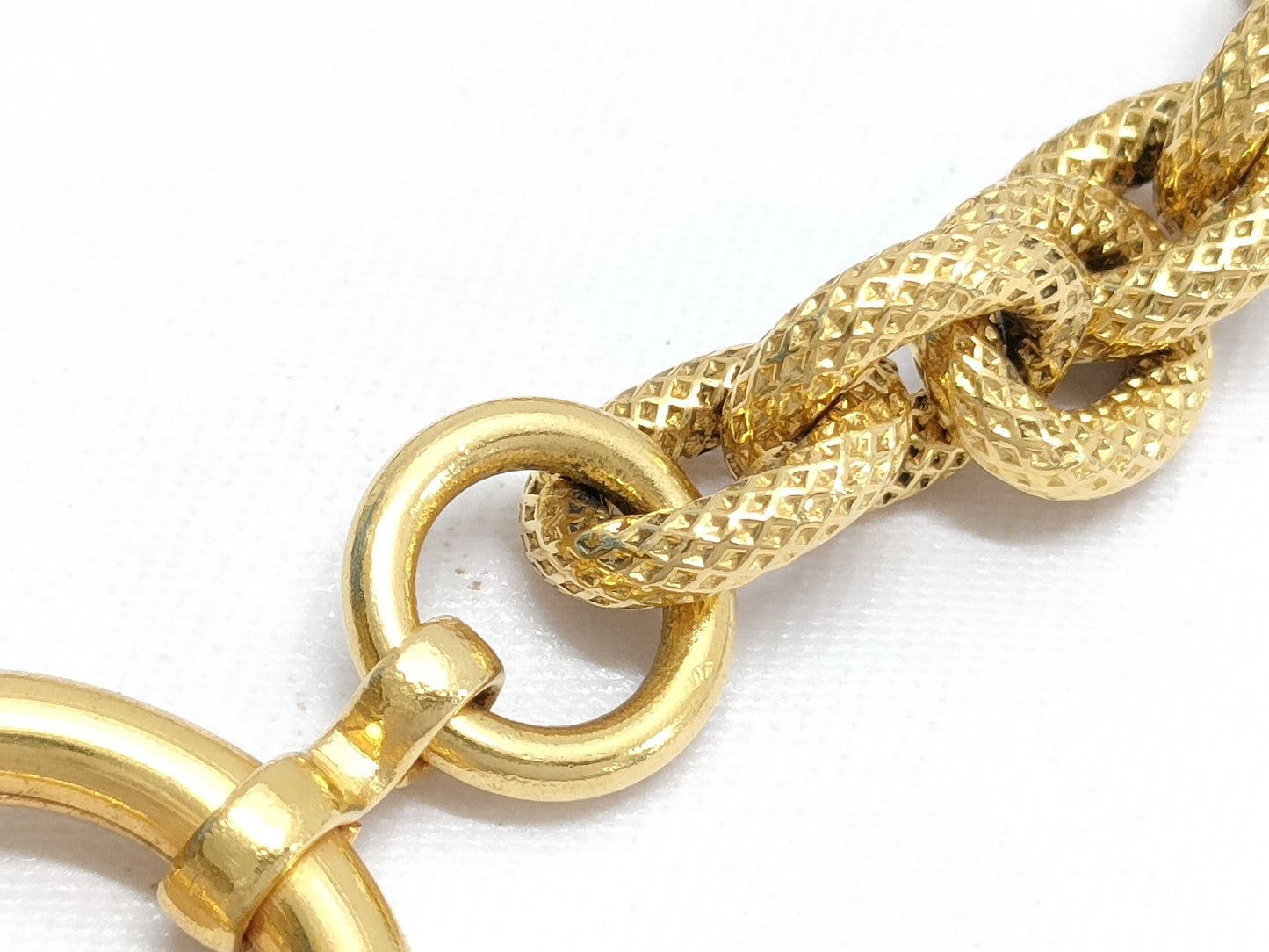 CHANEL Lava Fringe Gold 93A Necklace