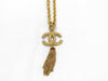 CHANEL Lava Fringe Gold 93A Necklace