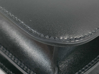 HERMES Constance 3 Miroir Mini Shoulder Bag, Black, Silver Hardware, Box Calf Leather, B Stamp, Perfect Condition