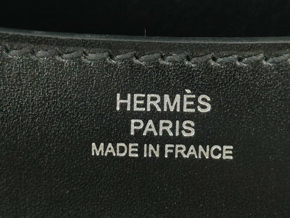 HERMES Constance 3 Miroir Mini Shoulder Bag, Black, Silver Hardware, Box Calf Leather, B Stamp, Perfect Condition
