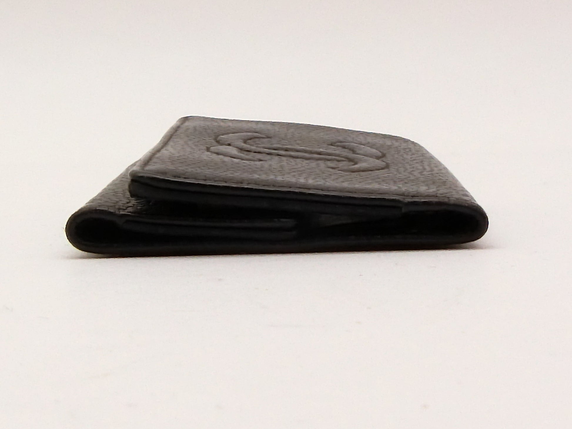 CHANEL Caviar Skin Coco Mark Key Case/Key Holder
