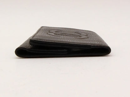 CHANEL Caviar Skin Coco Mark Key Case/Key Holder