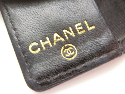 CHANEL Caviar Skin Coco Mark Key Case/Key Holder