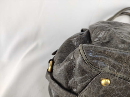 Miu Miu Gray 2-Way Handbag