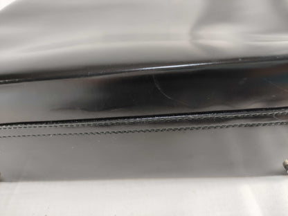 Salvatore Ferragamo Patent Leather Shoulder Tote Bag