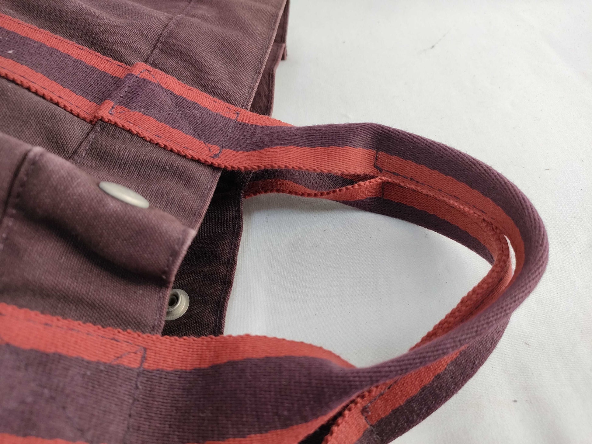 HERMES Foul Tou Foul Tou Red Tote Bag