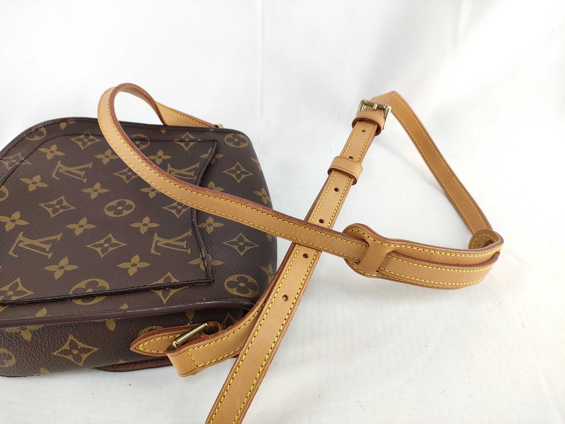 LOUIS VUITTON M51244 Monogram Mini Saint-Cloud M51244 Shoulder Bag
