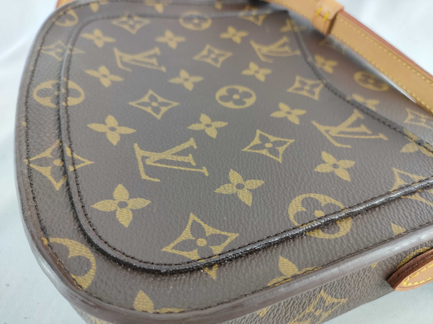 LOUIS VUITTON M51244 Monogram Mini Saint-Cloud M51244 Shoulder Bag