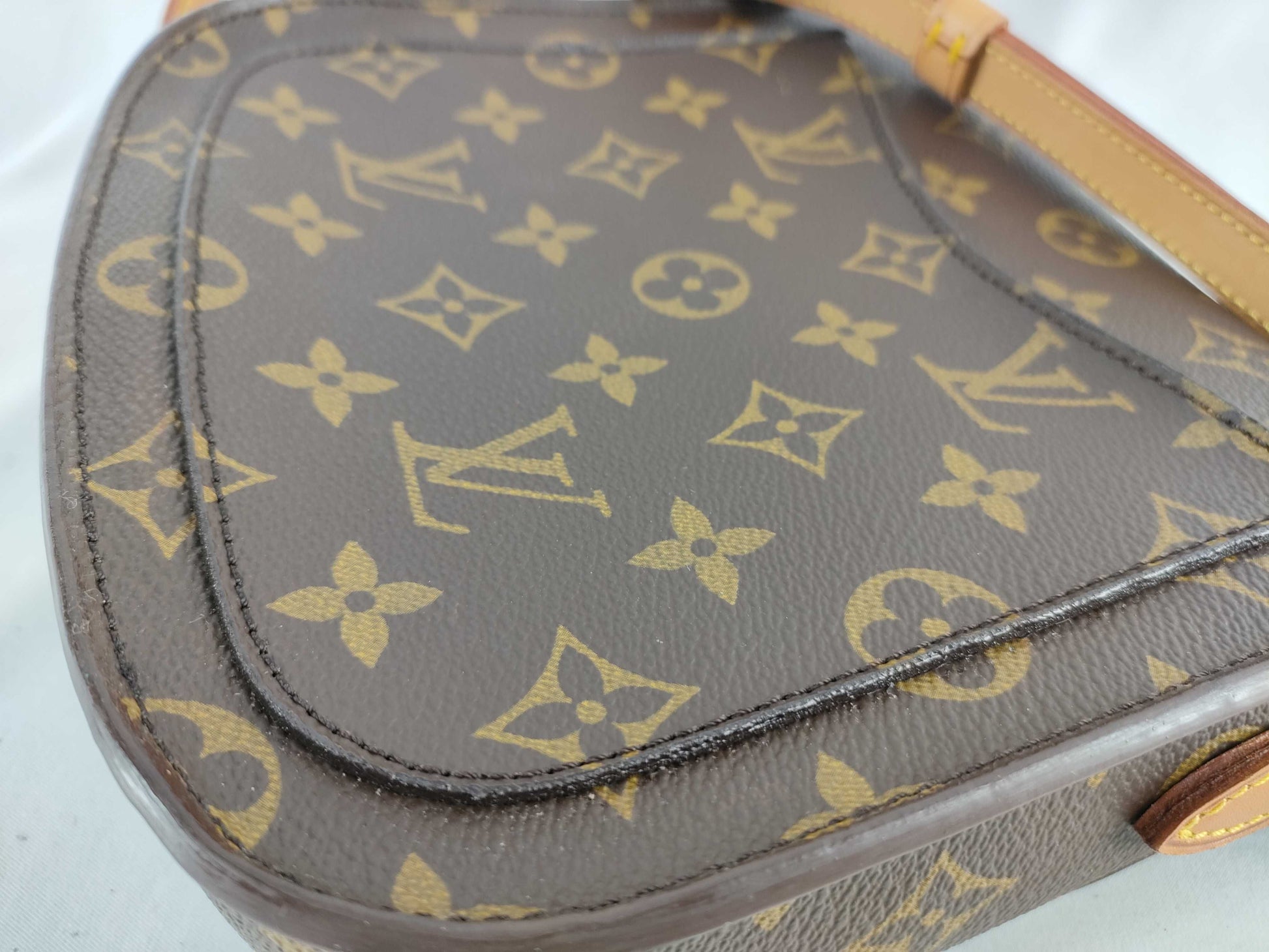 LOUIS VUITTON M51244 Monogram Mini Saint-Cloud M51244 Shoulder Bag