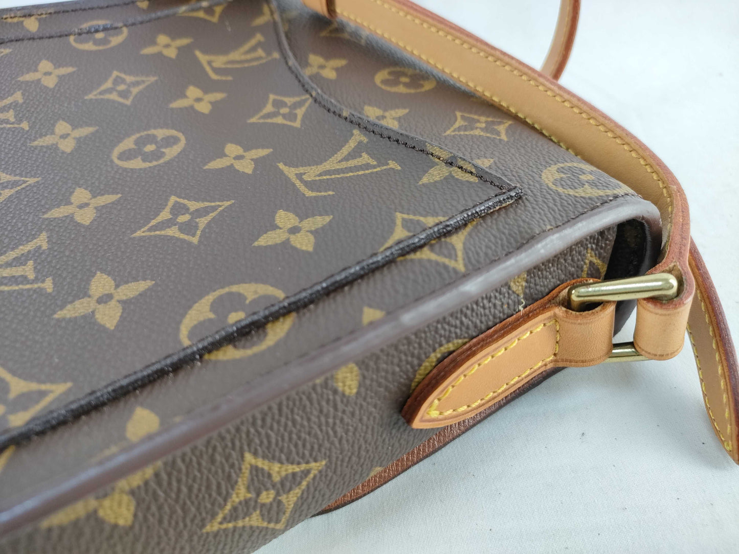 LOUIS VUITTON M51244 Monogram Mini Saint-Cloud M51244 Shoulder Bag