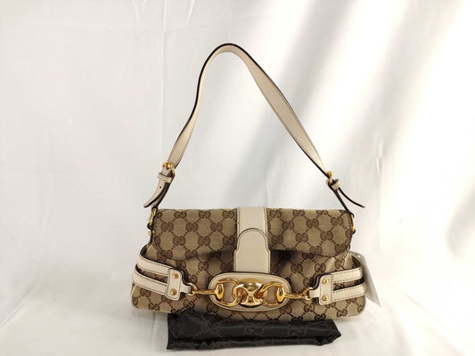 GUCCI Horsebit One-Shoulder Shoulder Bag