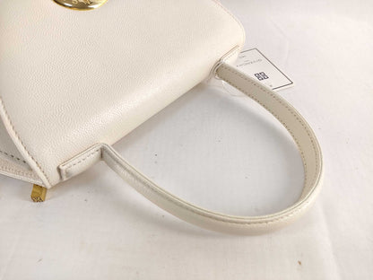 GIVENCHY Turnlock White 2-Way Shoulder Handbag