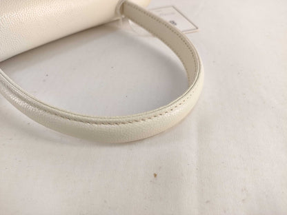 GIVENCHY Turnlock White 2-Way Shoulder Handbag