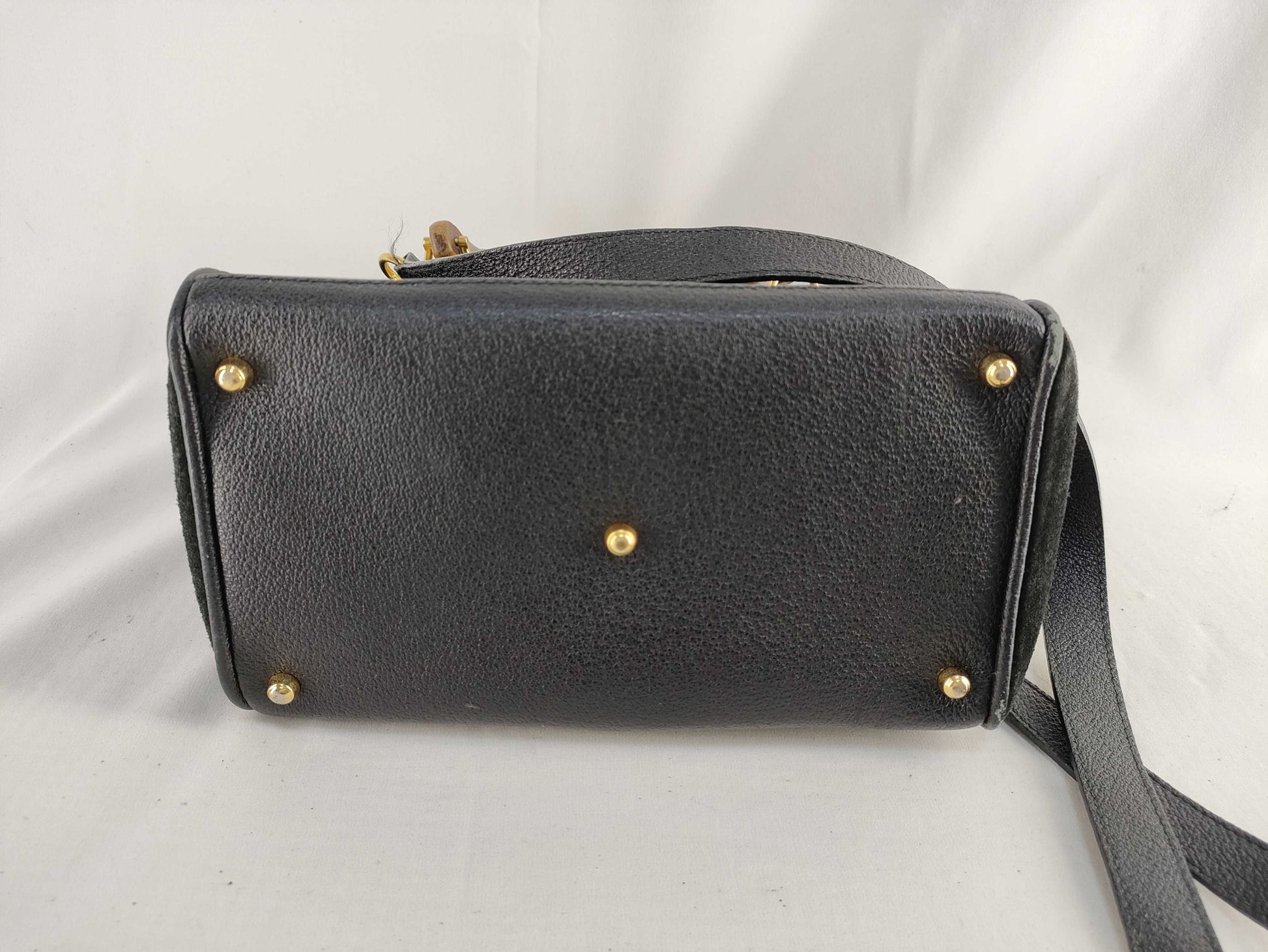 GUCCI Bamboo Old Gucci Bamboo 2-way Shoulder Handbag