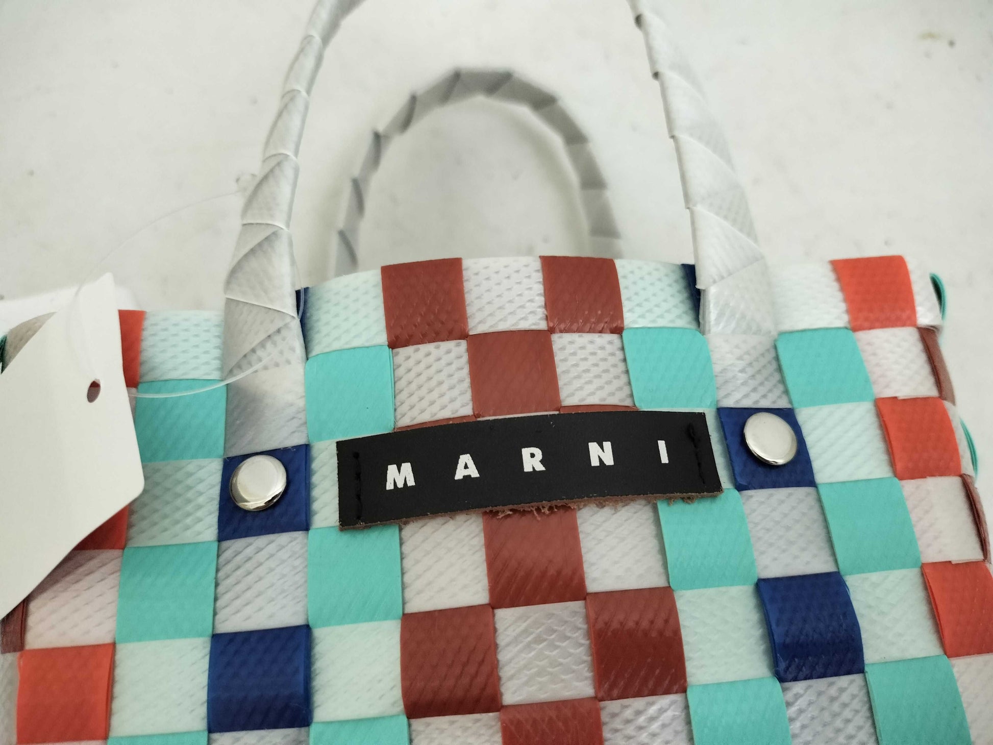 MARNI MARNI Handbag Basket Bag Multicolor Light Blue Handbag
