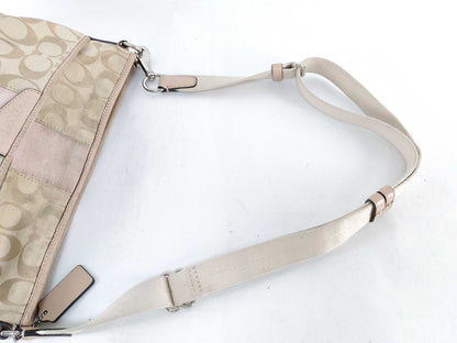 COACH Signature Shoulder Bag in Pink