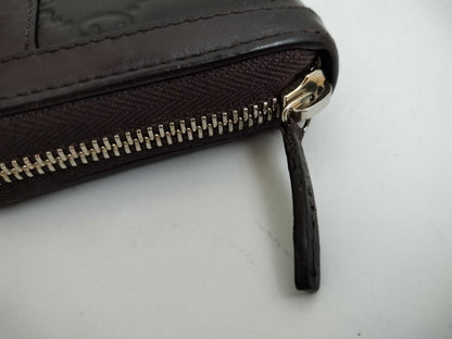 GUCCI Guccissima GUCCI Interlocking Round Zip Wallet 308012 Wallet