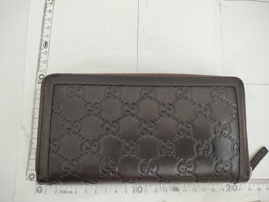 GUCCI Guccissima GUCCI Interlocking Round Zip Wallet 308012 Wallet