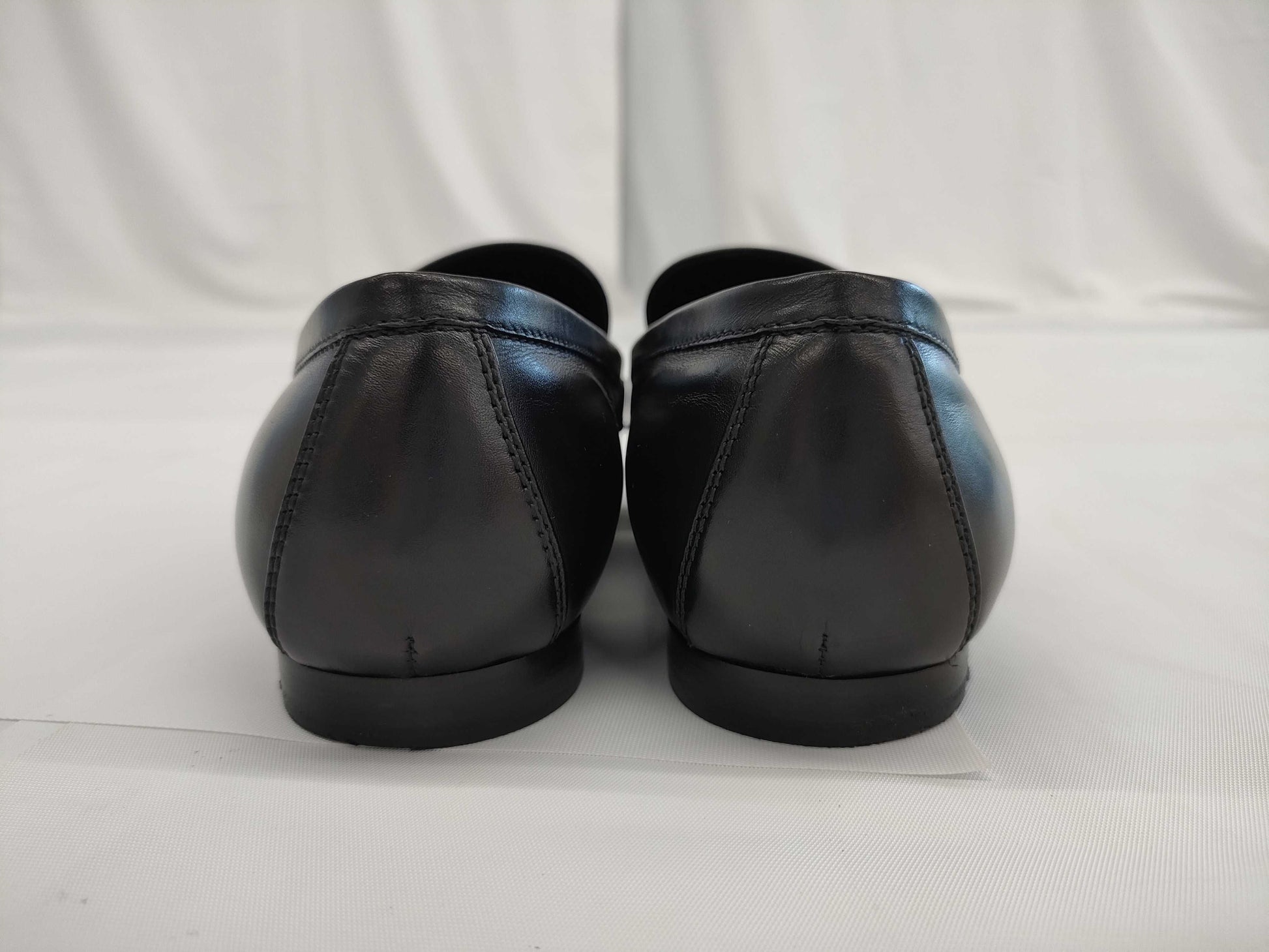 LOUIS VUITTON LOUIS VUITTON Flat Loafers Leather Size 38 1A4XE6 Black Loafers