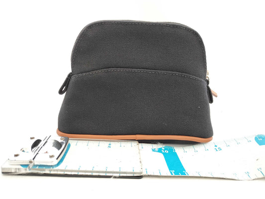 HERMES Bolide Mini Pouch, Black, NOIR, B Stamp, Unused