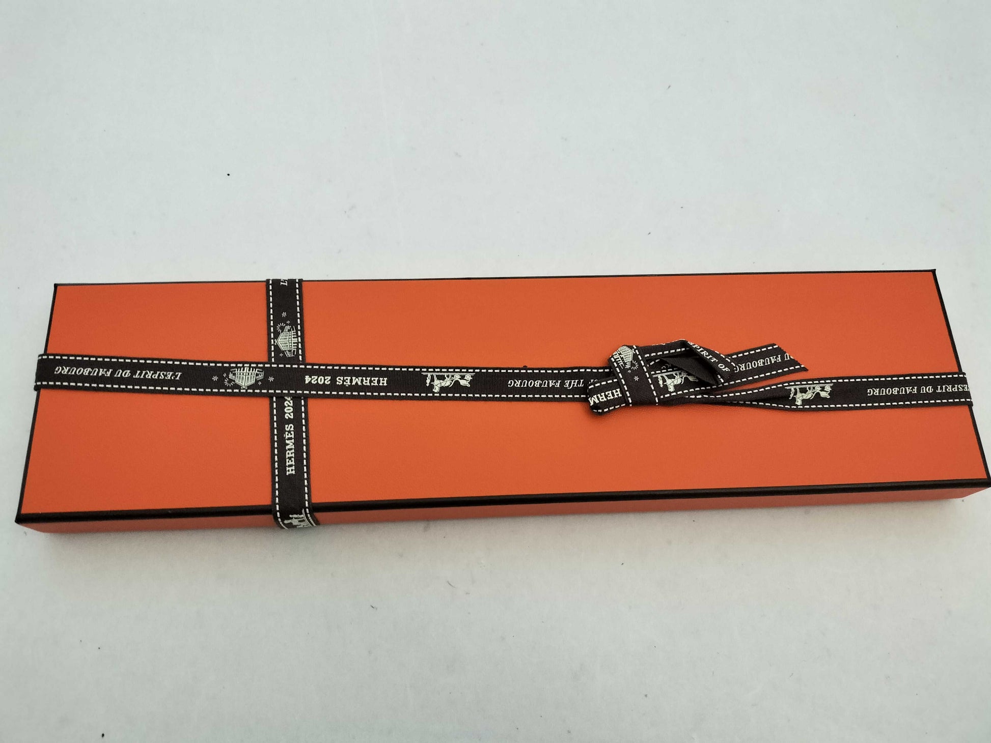 HERMES [With Tag] Twilly HERMES Twilly Twilly Frill Scarf Bandana Pattern Unused Other Accessories