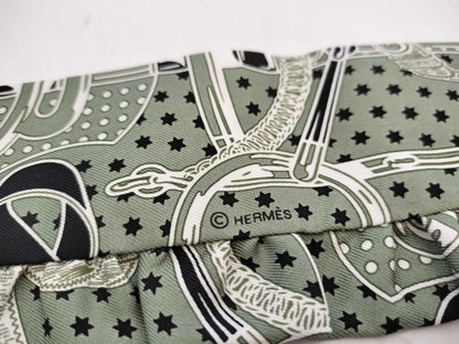 HERMES [With Tag] Twilly HERMES Twilly Twilly Frill Scarf Bandana Pattern Unused Other Accessories