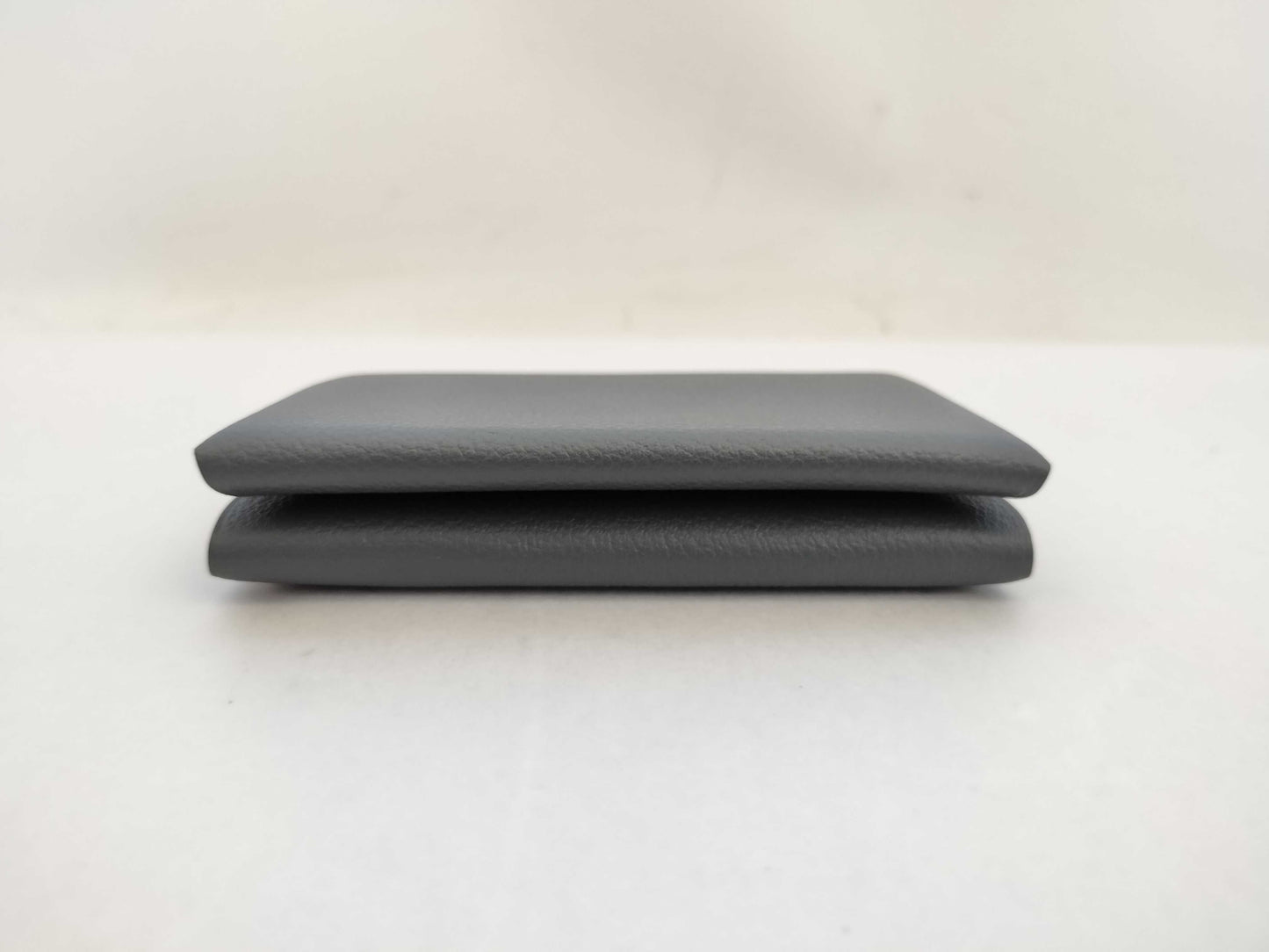 HERMES W Stamp HERMES Calvi Duo W Stamp Gray Unused Card Case/Pass Case/Business Card Holder