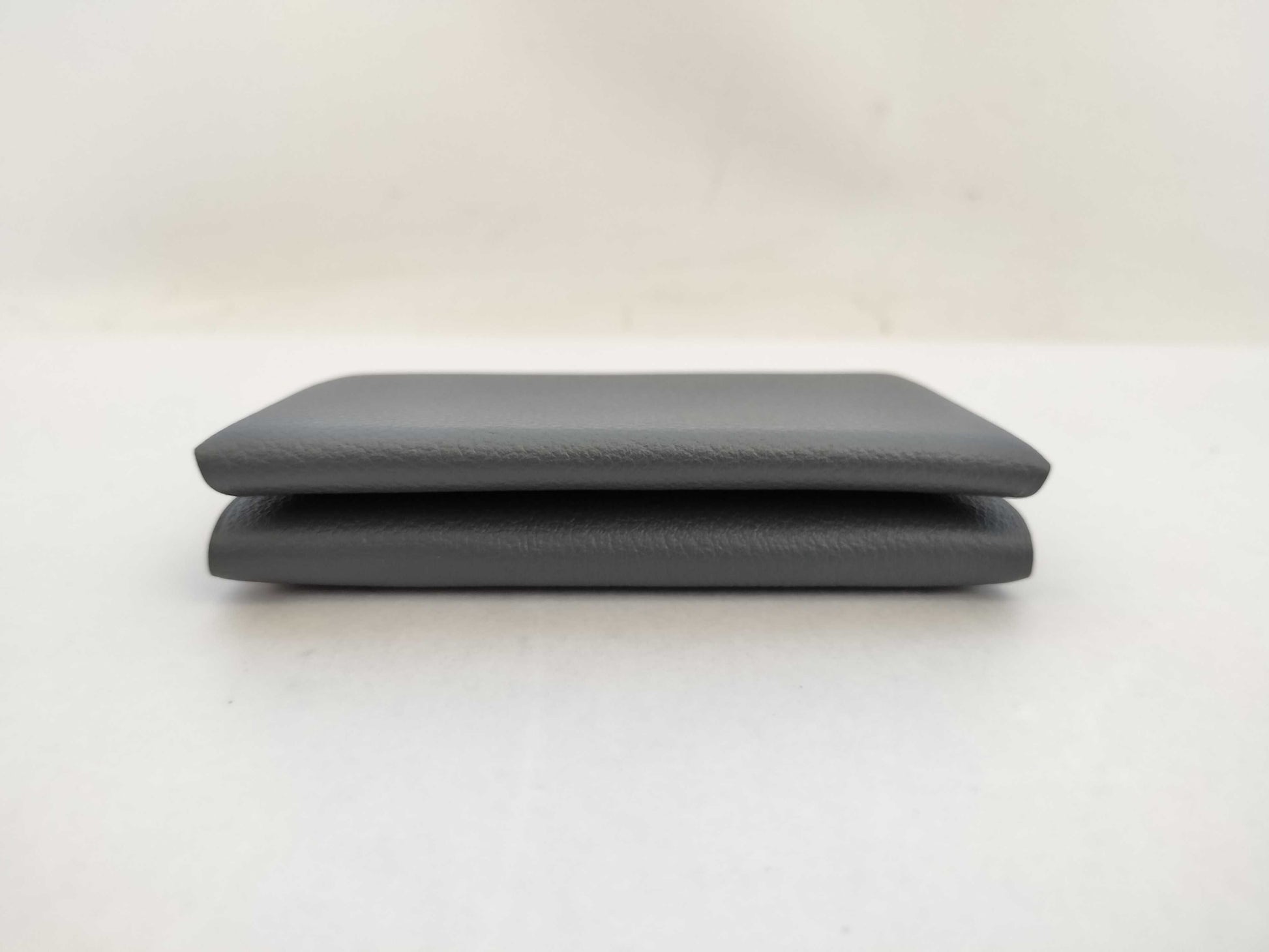 HERMES W Stamp HERMES Calvi Duo W Stamp Gray Unused Card Case/Pass Case/Business Card Holder
