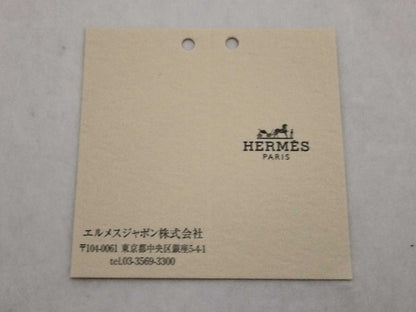 HERMES W Stamp HERMES Calvi Duo W Stamp Gray Unused Card Case/Pass Case/Business Card Holder
