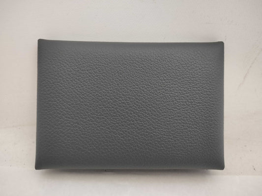HERMES W Stamp HERMES Calvi Duo W Stamp Gray Unused Card Case/Pass Case/Business Card Holder