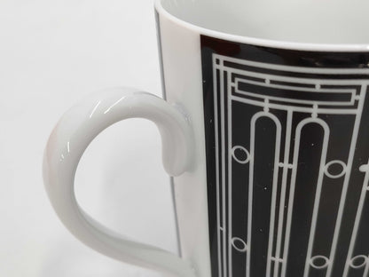 HERMES HERMES Mug H-DECO Black Cup