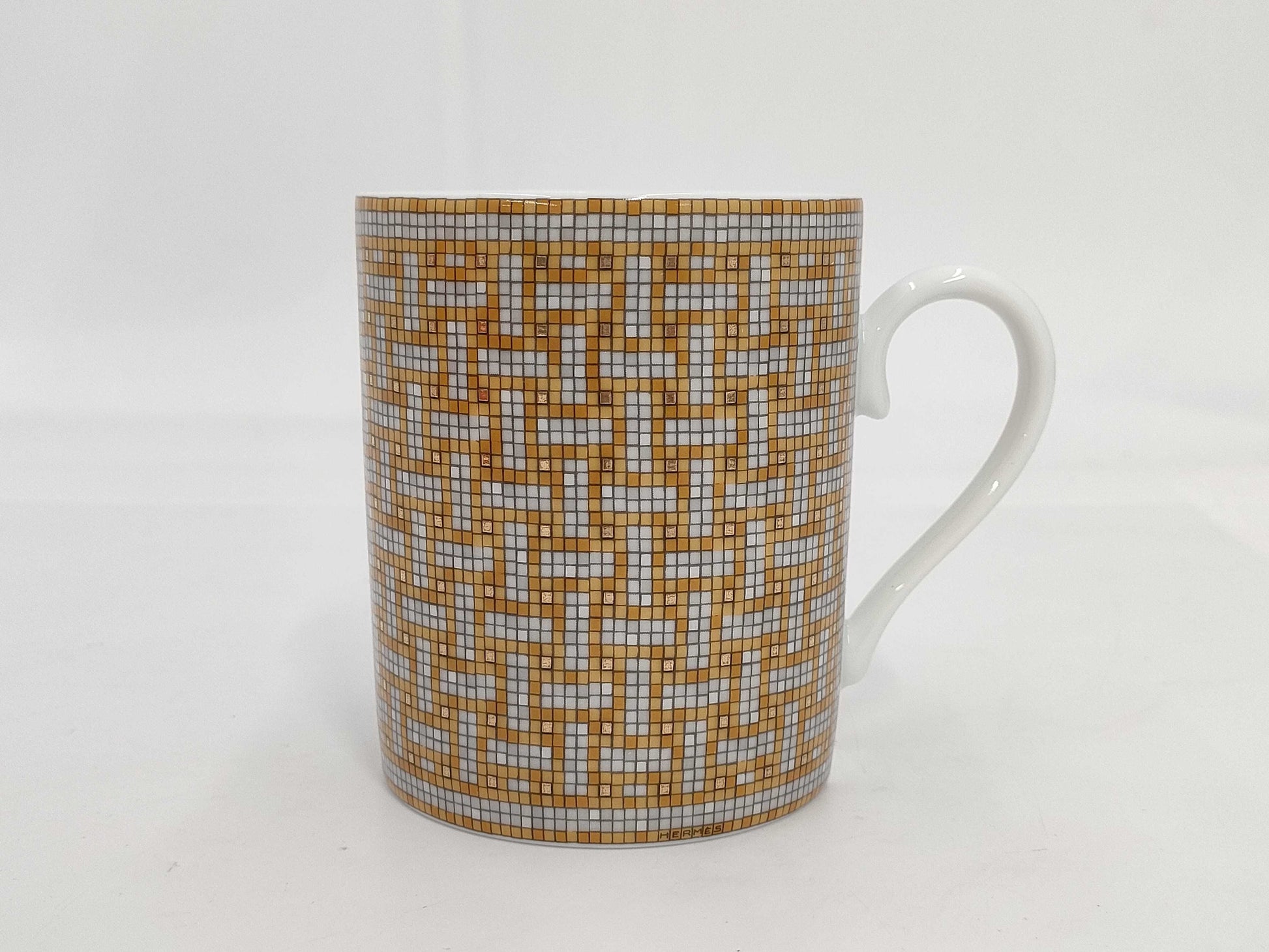 HERMES HERMES Mug Mosaic Gold Cup