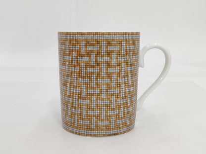 HERMES HERMES Mug Mosaic Gold Cup