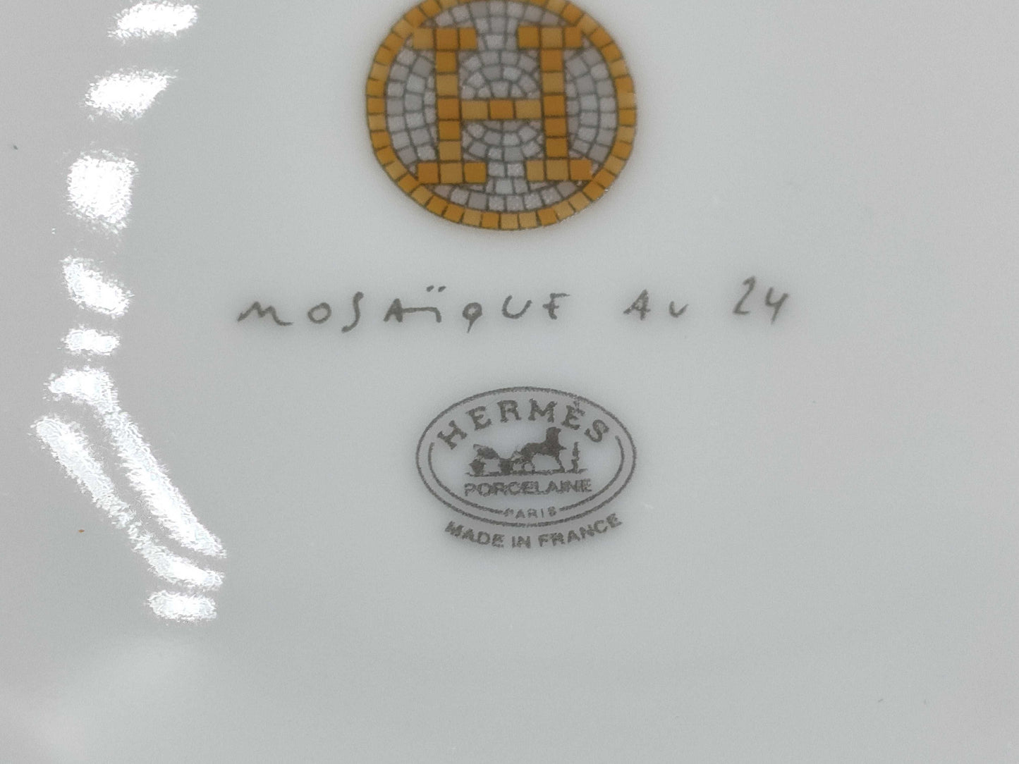 HERMES HERMES Mug Mosaic Gold Cup
