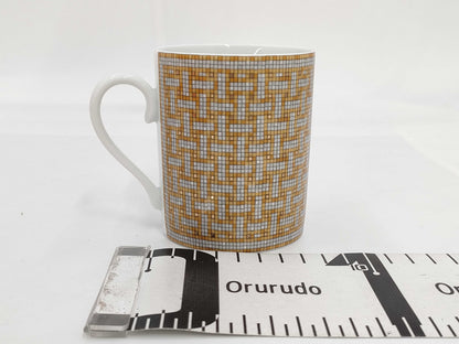 HERMES HERMES Mug Mosaic Gold Cup