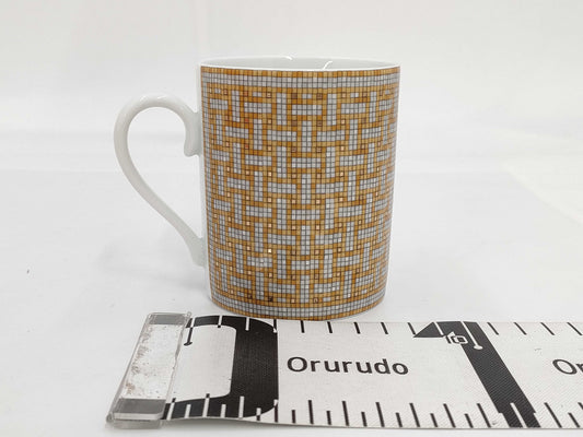 HERMES HERMES Mug Mosaic Gold Cup