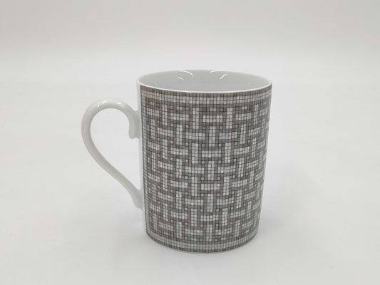 HERMES HERMES Mug Mosaic Silver Cup
