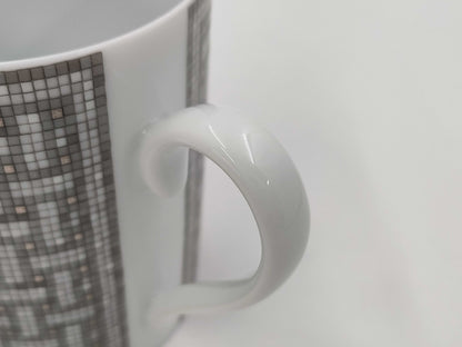HERMES HERMES Mug Mosaic Silver Cup