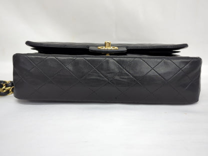 CHANEL Lambskin Double Flap 25 No. 8 Shoulder Bag