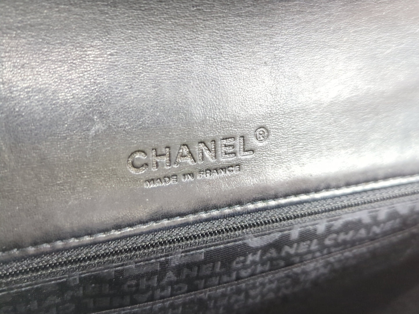 CHANEL Chocolate Bar Chain Shoulder Bag, No. 8