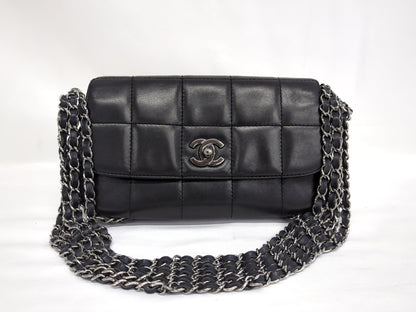 CHANEL Chocolate Bar Chain Shoulder Bag, No. 8