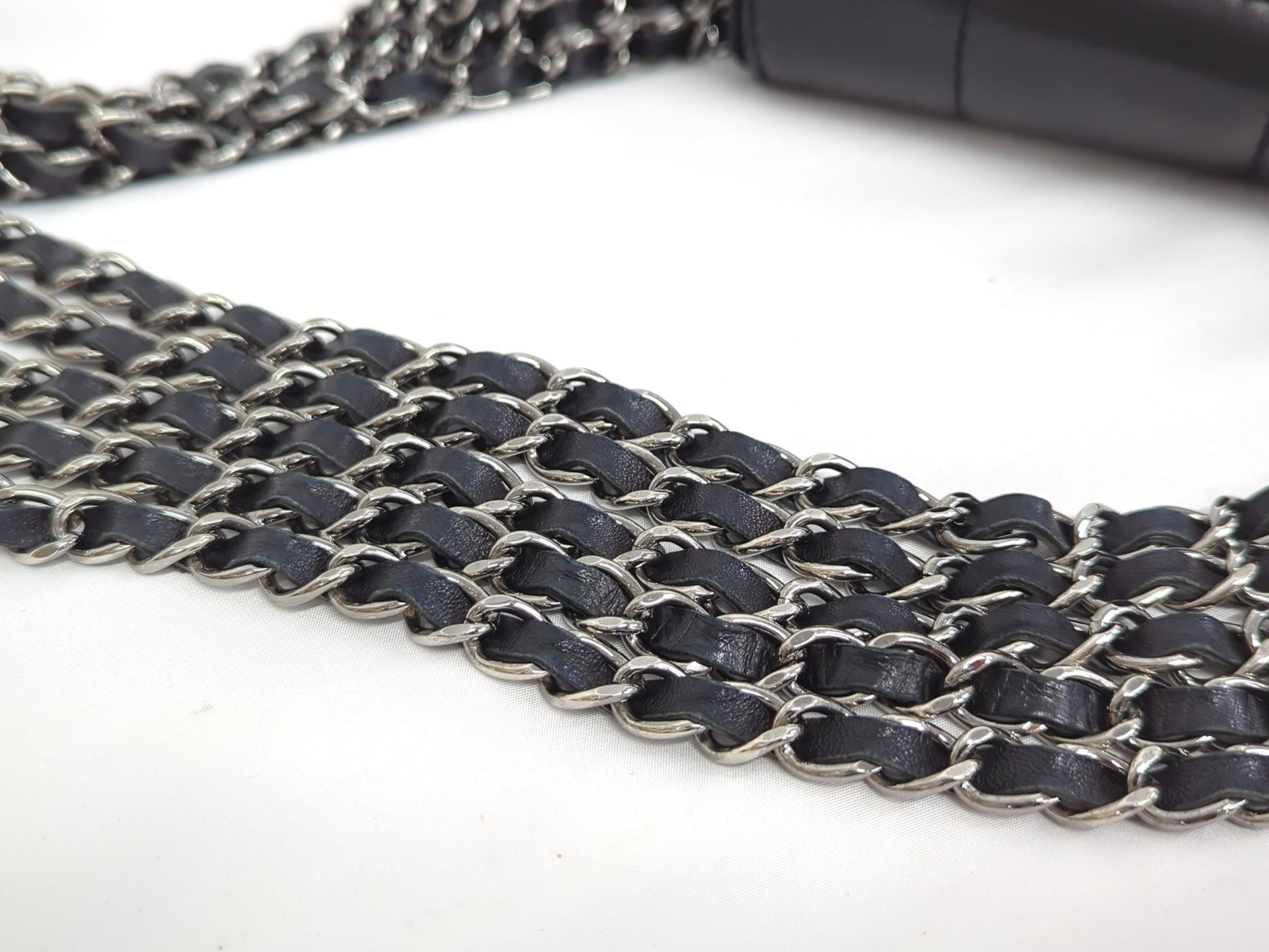 CHANEL Chocolate Bar Chain Shoulder Bag, No. 8