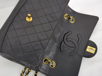 CHANEL Lambskin Matelasse Chain Shoulder Bag with Pouch, #1