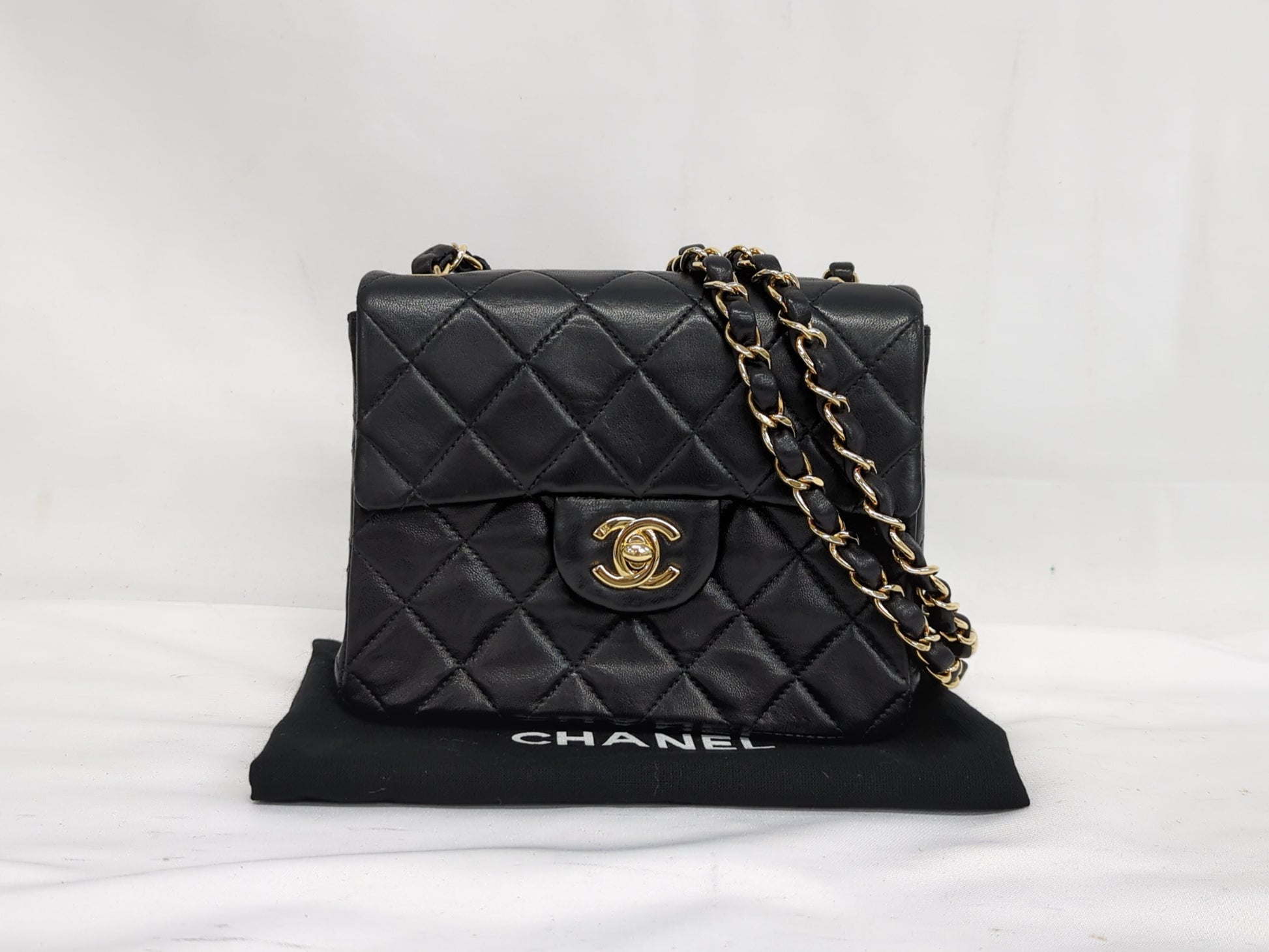 CHANEL Lambskin Mini Matelasse 18 Shoulder Bag, No. 7