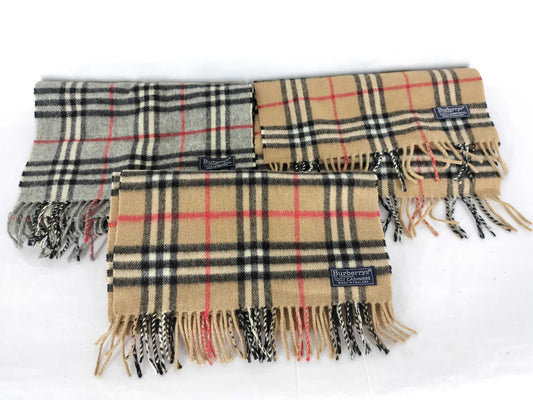 BURBERRY 3-piece scarf