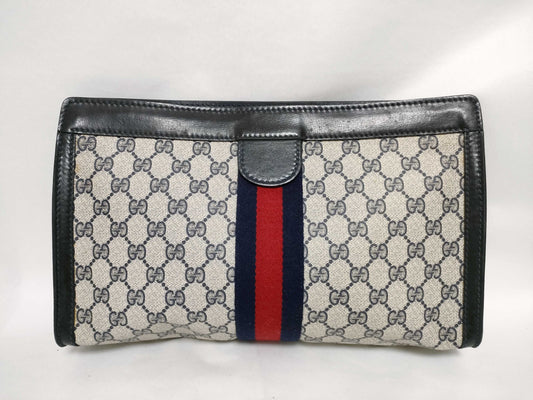 GUCCI GG Supreme Gucci Second Bag