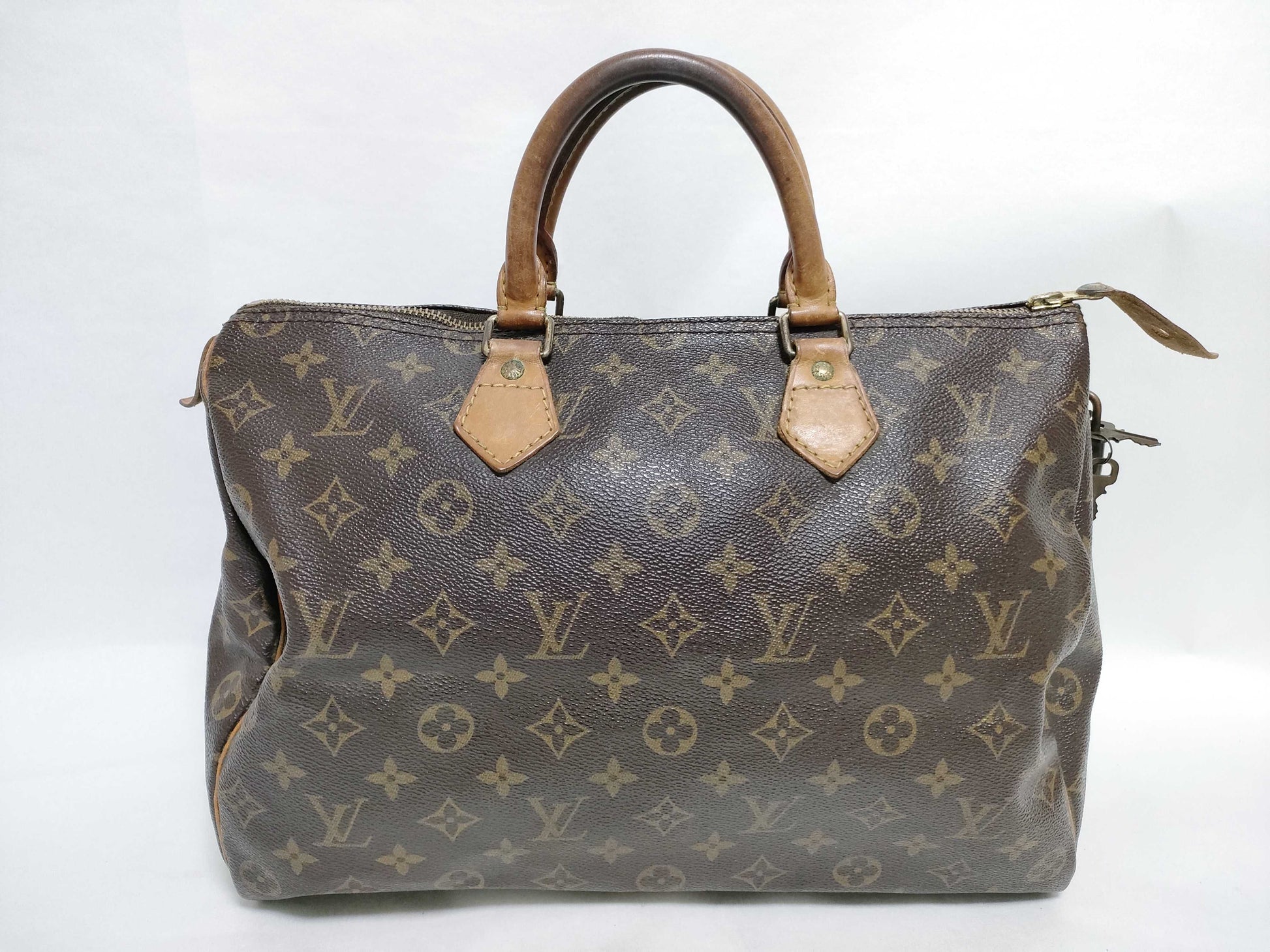 LOUIS VUITTON M41524 Monogram LV Handbag
