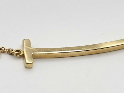 Tiffany & Co. T Smile Large Au750 3.7g Necklace 