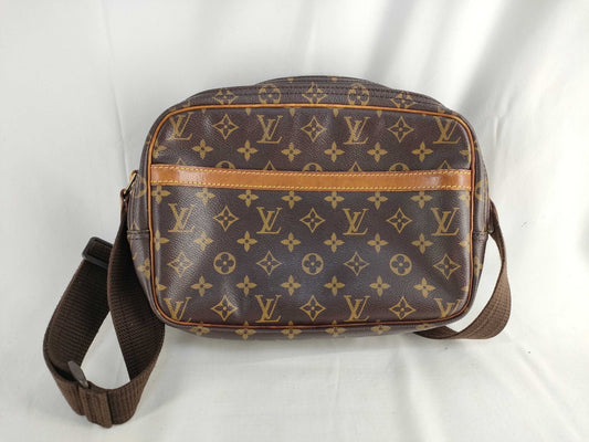 LOUIS VUITTON Monogram LV Reporter Shoulder Bag