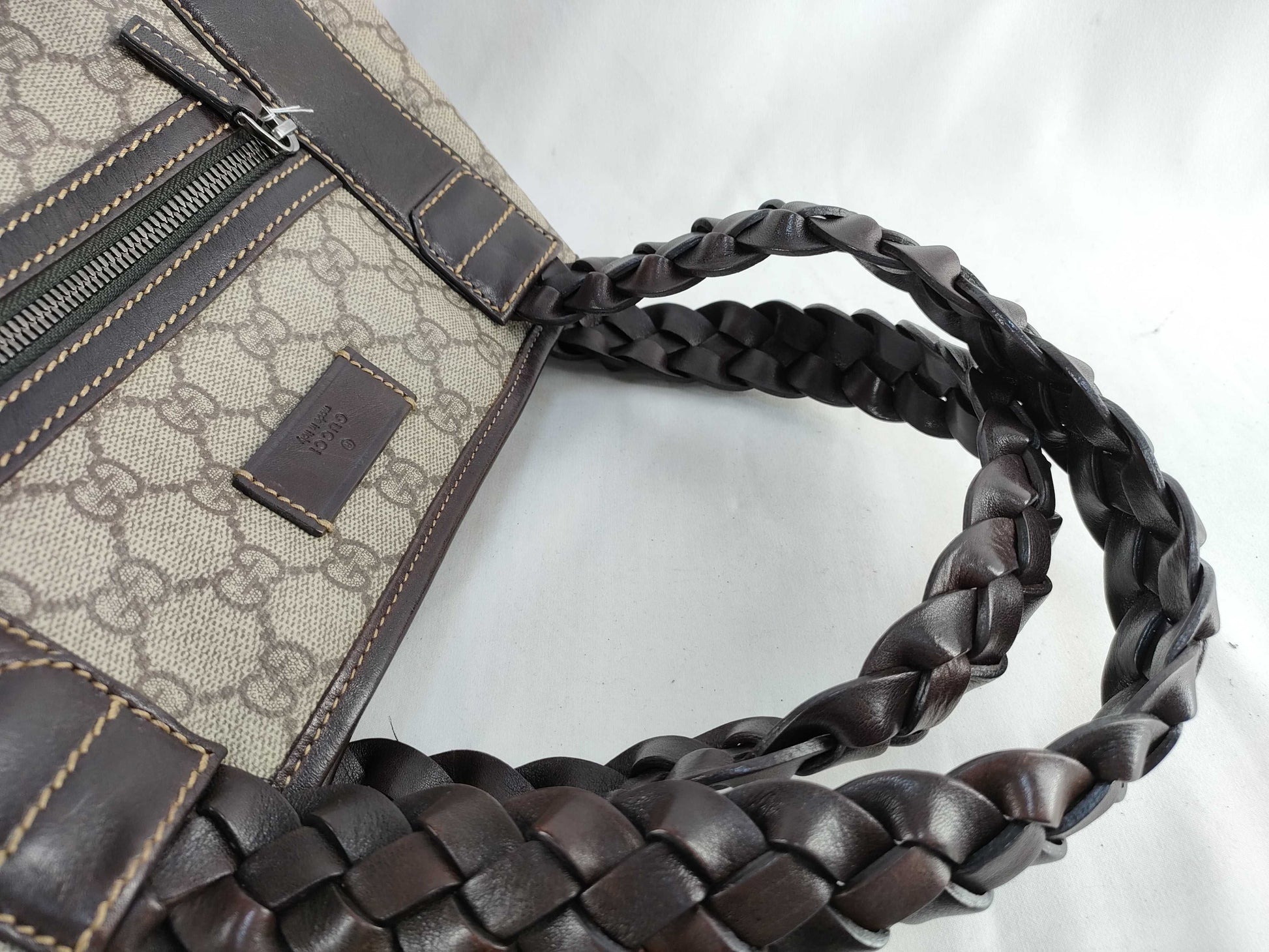 GUCCI Tote Bag Shoulder Bag PVC Handbag